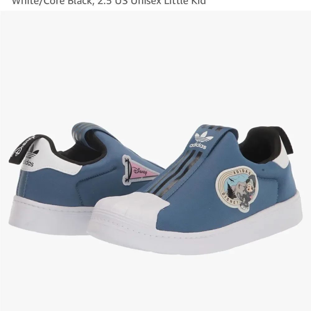 Disney X Adidas Superstar Mickey Mouse Sneakers Size 10 Toddler